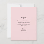 Redenen om mijn junior Bridesmaid-voorstel Kaart t (Achterkant)