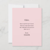 Redenen om mijn touwtje van het Kaart van het Hong (Achterkant)