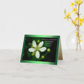 Redenen om te glimlachen kaart (Gele Bloem)