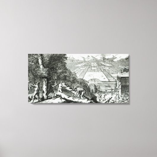 Redenen voor de oprichting van de kolonie van canvas afdruk (Voorkant)