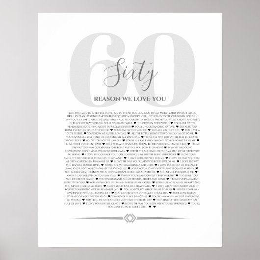 Redenen waar we van houden, 90.80.70, 60, 50, post poster (Voorkant)