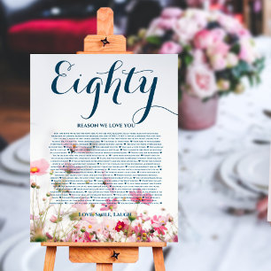 Redenen waar we van houden, 90.80.70, 60, 50, post poster