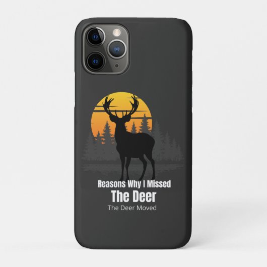 Redenen waarom ik de herten miste Case-Mate iPhone case (Achterkant)