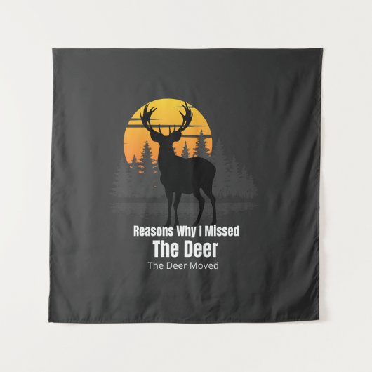 Redenen waarom ik de herten miste wandkleed (Voorkant)