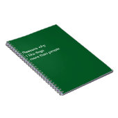 Redenen waarom ik meer van honden hou dan van mens notitieboek (Rechterzijde)