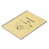 Redenen waarom ik van je hou notitieboek (Linkerzijde)