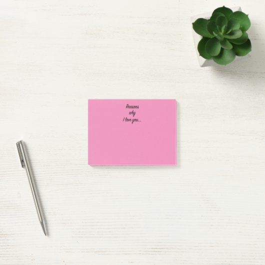 Redenen waarom ik van je hou post-it® notes (Kantoor)