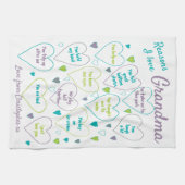 Redenen waarom ik van oma hou theedoek (Horizontaal)