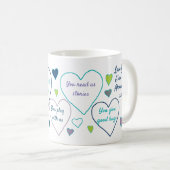 Redenen waarom ik van papa Custom Grandpa hou Koffiemok (Voorkant rechts)