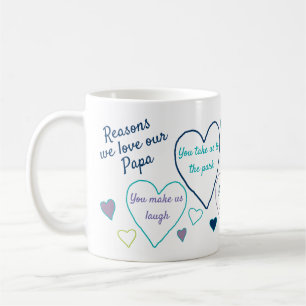 Redenen waarom ik van papa Custom Grandpa hou Koffiemok
