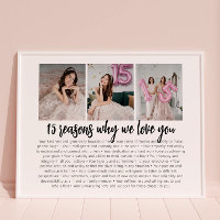 Redenen waarom we van je houden Quinceanera Birthd