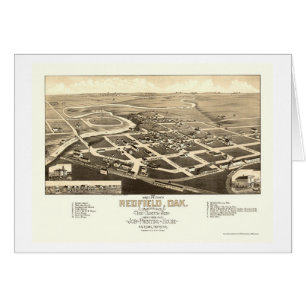 Redfield, SD Panorama Map - 1883