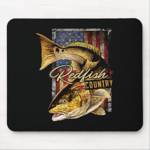 Redfish Country Zoutwater Vissen T Shirt Muismat