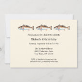 Redfish Event Invitations Kaart (Achterkant)