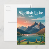 Redfish Lake VS Briefkaart (Voorkant / Achterkant)