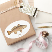 Redfish Ovale Sticker (Geschenken)
