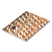 "Redfish" - rode drum door PatternWear© Notitieblok (Linkerzijde)