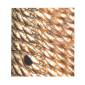 "Redfish" - rode drum door PatternWear© Notitieblok (Voorkant)