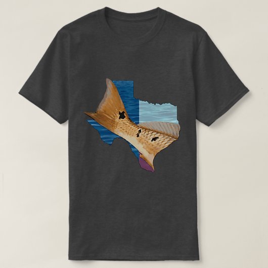 Redfish Teas Flag Fishing 1514 T-shirt (Design voorkant)