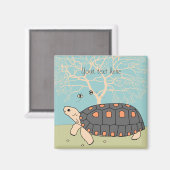 Redfoot schildpad magneet (Voorkant / Achterkant)