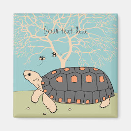 Redfoot schildpad magneet