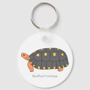 Redfoot Tortoise Sleutelhanger