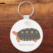 Redfoot Tortoise Sleutelhanger (Voorkant)