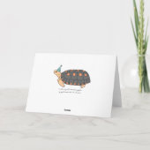 Redfoot Tortoise Verjaardag Kaart 4 (Achterkant)