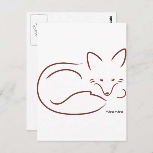 RedFox Briefkaart (Voorkant / Achterkant)