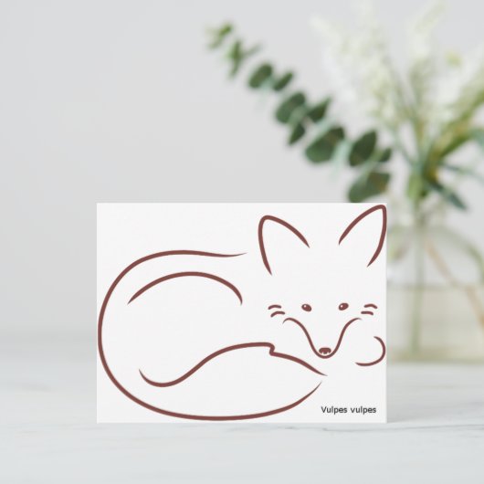 RedFox Briefkaart (Staand voorkant)