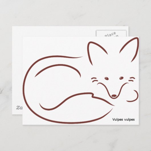 RedFox Briefkaart (Voorkant / Achterkant)