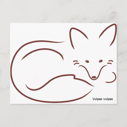 RedFox Briefkaart (Voorkant)