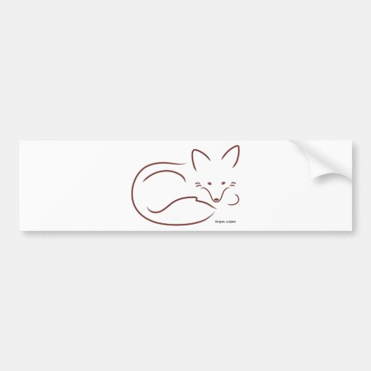 RedFox Bumpersticker (Voorkant)