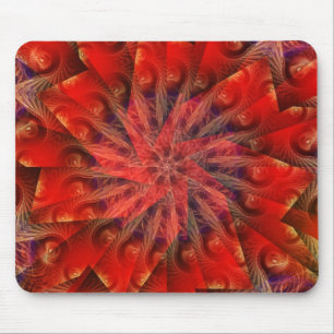 RedFractal Swirl Mousepad Muismat