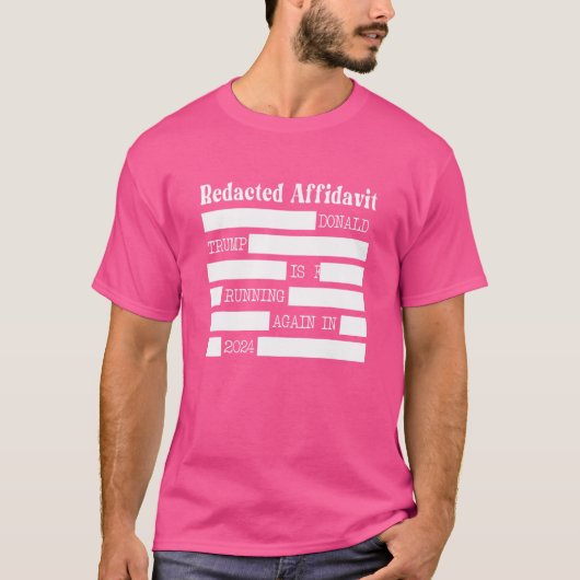 RedGedraaid Affidavit T-shirt (Voorkant)