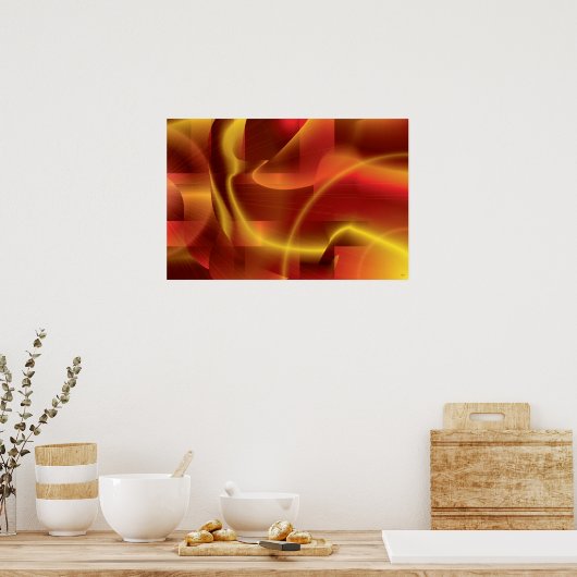 RedGold art print (Keuken)