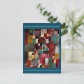 Redgreen and Violet-Yellow Rhythms, Klee (1920) Briefkaart (Staand voorkant)