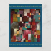 Redgreen and Violet-Yellow Rhythms, Klee (1920) Briefkaart (Voorkant)