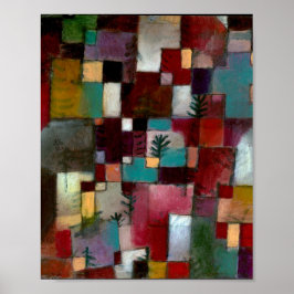 Redgreen en Violet-Yellow Rhythm : Paul Klee 1920 Poster