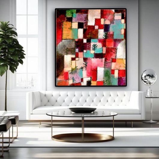 Redgreen en Violet-Yellow Rhythms Poster