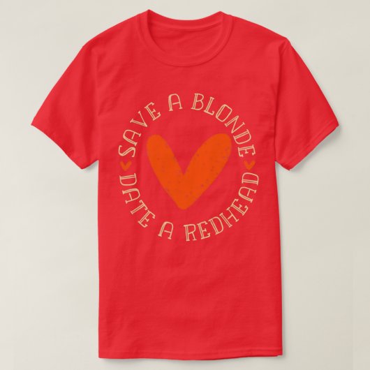 Redhaiend roodkopcadeau t-shirt (Design voorkant)