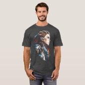 RedHaired Huntress Arrow of the Wild Machines frie T-shirt (Voorkant volledig)