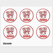 RedHAKASticker Ronde Sticker (Vel)