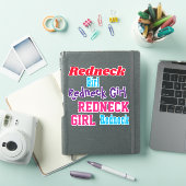 Redhals Girl Clear Sticker Auto of notebook Notiti (iPad Cover)