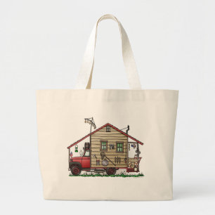 Redhals Hillbilly Camper Bags/Tassen Grote Tote Bag