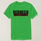 Redhals Mechanic Red T-shirt (Design voorkant)