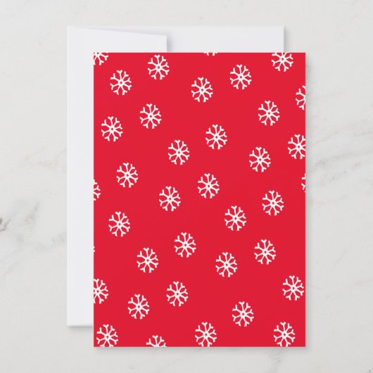 Redhals White Trash Kersttrailer Party Uitnodigt Kaart (Achterkant)