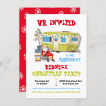 Redhals White Trash Kersttrailer Party Uitnodigt Kaart<br><div class="desc">Grappig trash,  roodhals of White trash Kerstmis Bash Party voor de Feestdagen. De kerstman wordt vuil met een biertje,  een half dode kerstboom,  een vuurput en een vieze kampeerwagen. Super plezier en humorisme voor een bierfeest of een cocktail-feestdag!</div>