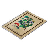 Redhaw Hawthorn op oud papier Notitieboek (Linkerzijde)