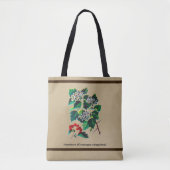 Redhaw Hawthorn op oud papier Tote Bag (Voorkant)